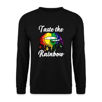 Gay Pride - Sweat-shirt Unisexe - noir - Devant - Alina (178cm) & Michal (187cm)