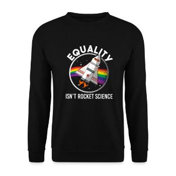 Gay Pride - Sweat-shirt Unisexe - noir - Devant - Alina (178cm) & Michal (187cm)