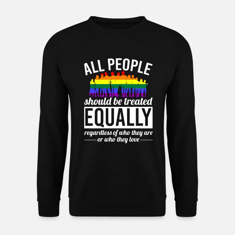Gay Pride - Unisex Pullover - Schwarz