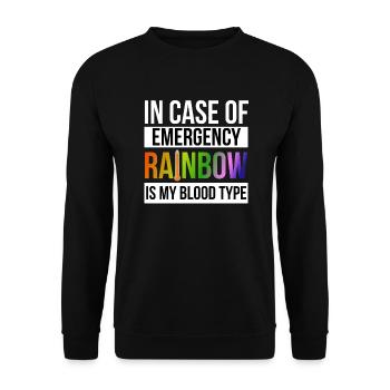Pride Month - Unisex Sweatshirt - black - Front - Alina (178cm) & Michal (187cm)