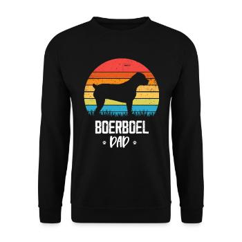 Boerboel - Unisex Pullover - Schwarz - Vorne - Alina (178cm) & Michal (187cm)