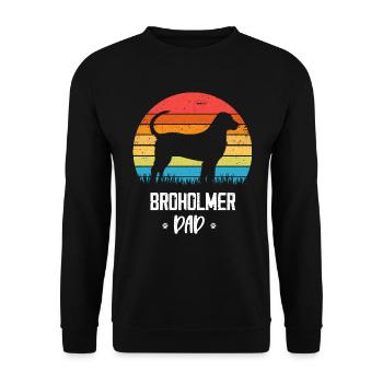 Broholmer - Sweat-shirt Unisexe - noir - Devant - Alina (178cm) & Michal (187cm)