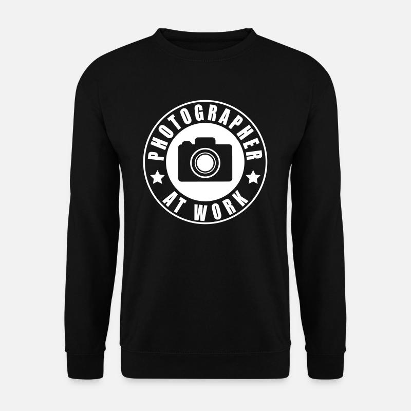 Photographer at work - Unisex Sweatshirt - black