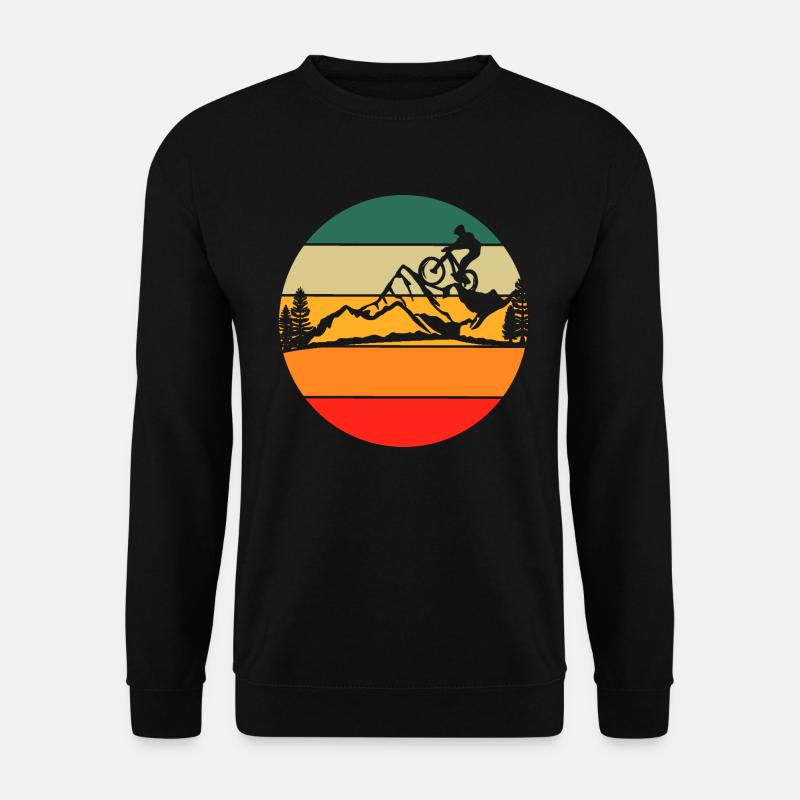 retro bicycle - Unisex Sweatshirt - black