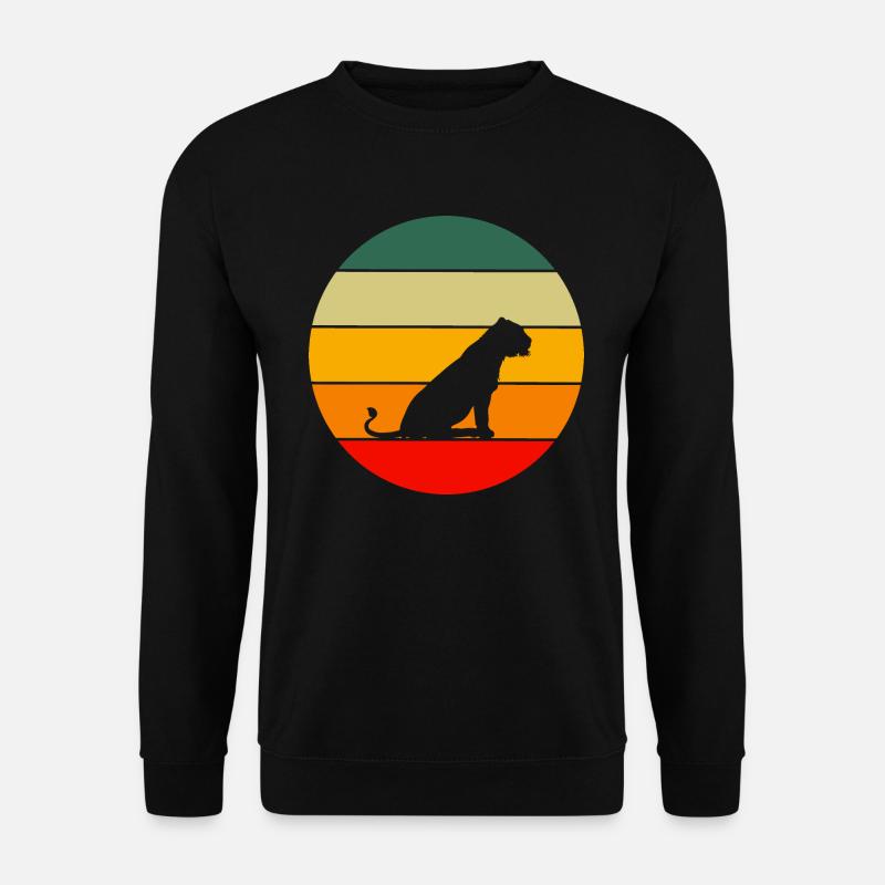 Retro Tiger - Unisex Sweatshirt - black