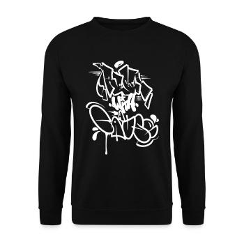 Rebel With A Cause - Unisex Sweatshirt - black - Front - Alina (178cm) & Michal (187cm)