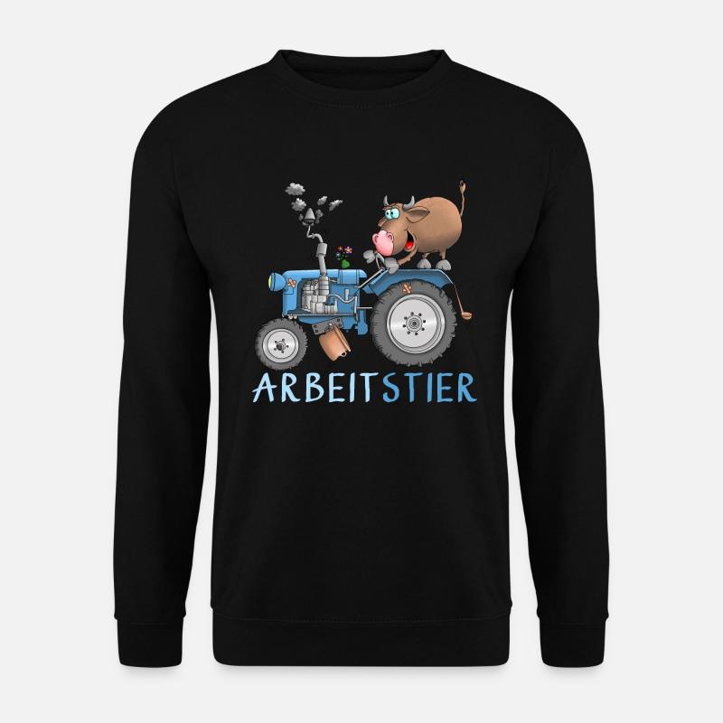 Lustiges Arbeitstier - Unisex Pullover - Schwarz