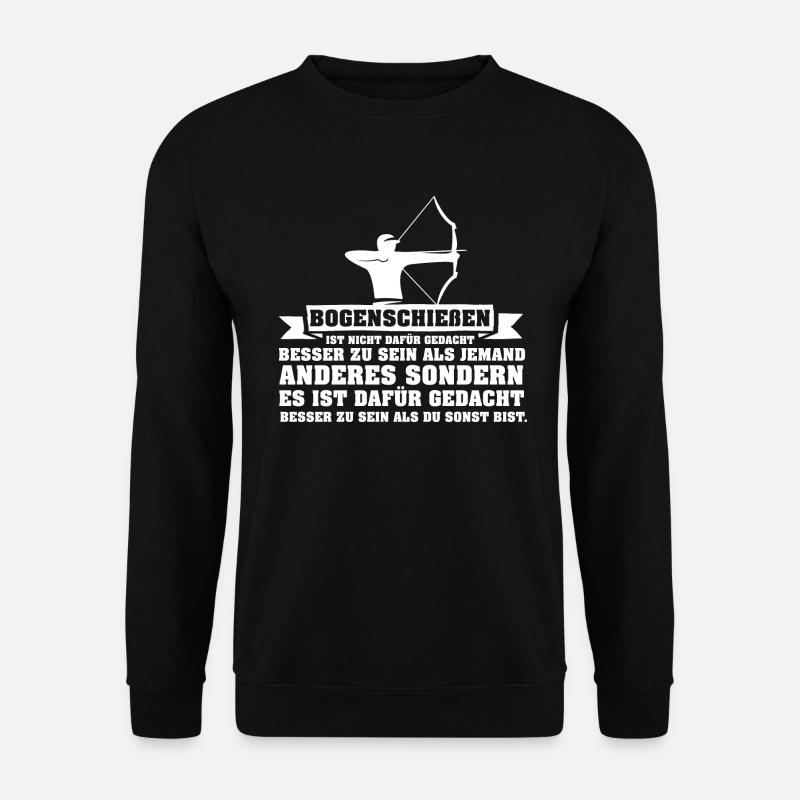 Archery is different gift archer - Unisex Sweatshirt - black