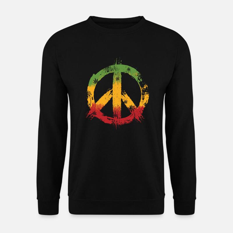 reggae peace - Unisex Sweatshirt - black
