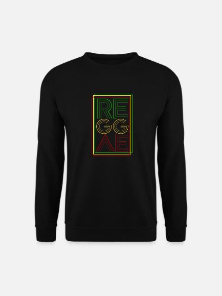 Reggae Retro, Ragga, Jamaika, Rasta - Unisex Pullover - Schwarz