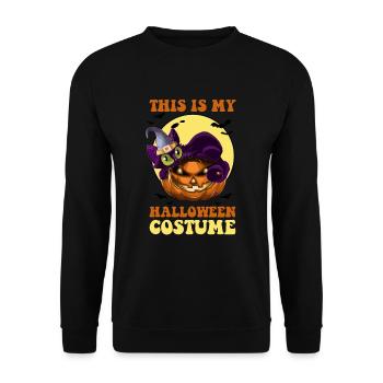 Voici mes costumes d’Halloween - Sweat-shirt Unisexe - noir - Devant - Alina (178cm) & Michal (187cm)