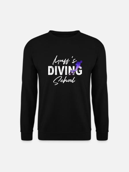 Muff's diving school - Unisex Sweatshirt - black