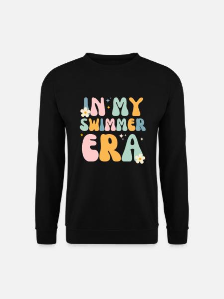 In My Swimmer Era - Swim Swimmer Swimming Pool - Unisex Sweatshirt - black