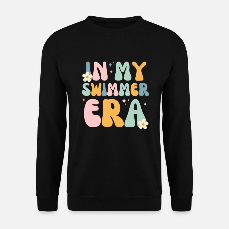In meiner Schwimmer-Ära - Schwimmen Schwimmen Schwimmbad - Unisex Pullover - Schwarz