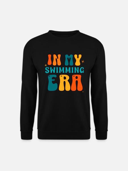 À l’époque de la natation - Swim Swimmer Swimming Pool - Sweat-shirt Unisexe - noir