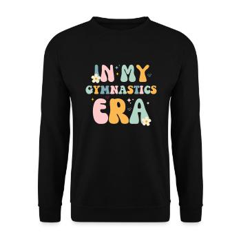 À l’époque de la gymnastique - Citations amusantes de gymnastique - Sweat-shirt Unisexe - noir - Devant - Alina (178cm) & Michal (187cm)