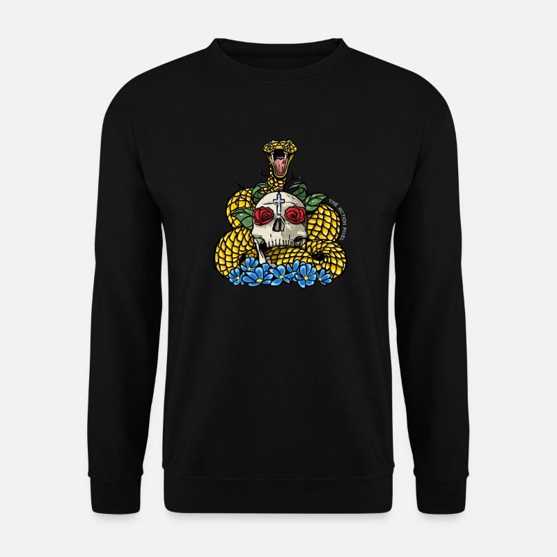"All That Writhes And Blooms" - Unisex Sweatshirt - black