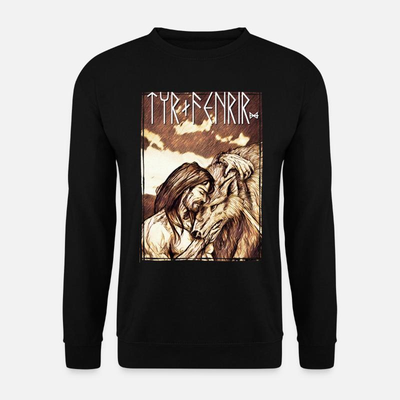 Tyr + Fenrir - Unisex Sweatshirt - black