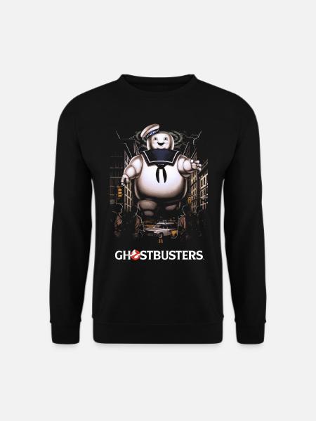 SOS Fantômes Bibendum Chamallow - Sweat-shirt Unisexe - noir