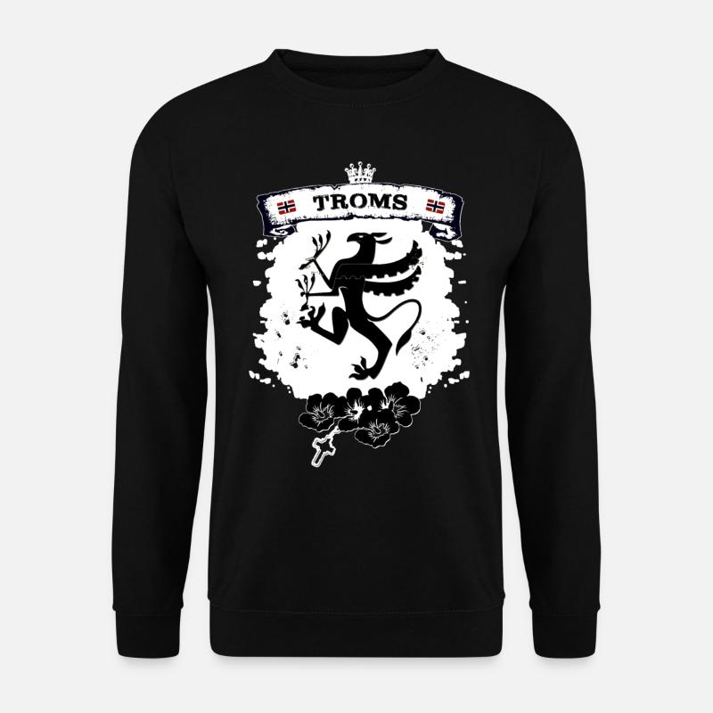 Troms - Unisex Sweatshirt - black