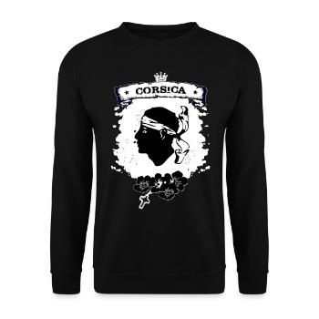 Corsica - Unisex Pullover - Schwarz - Vorne - Alina (178cm) & Michal (187cm)