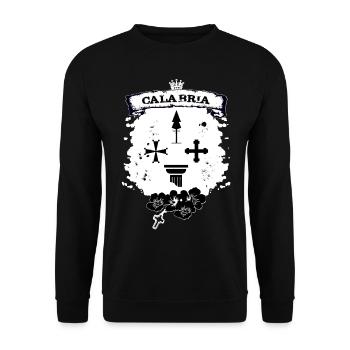 Calabria - Unisex Sweatshirt - black - Front - Alina (178cm) & Michal (187cm)