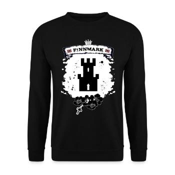 Finnmark - Unisex Sweatshirt - black - Front - Alina (178cm) & Michal (187cm)