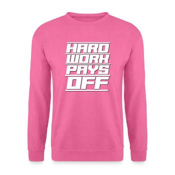 Motivation Succès Énergie Positive Devise - Sweat-shirt Unisexe - rose - Devant