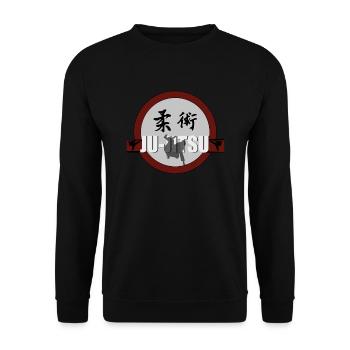 Ju Jitsu Ju Jutsu Jiu-Jitsu - Unisex Pullover - Schwarz - Vorne - Alina (178cm) & Michal (187cm)