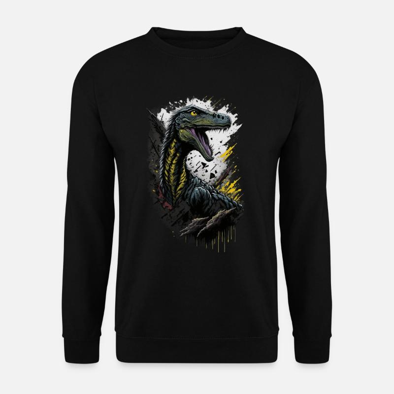 Velociraptor - Unisex Pullover - Schwarz