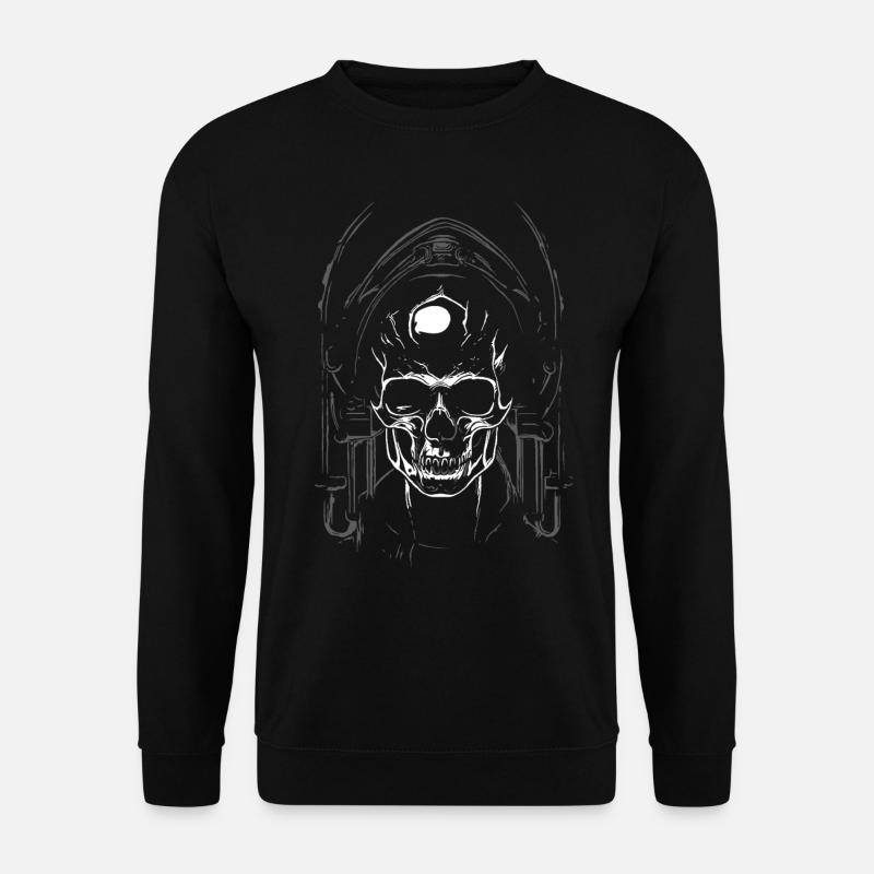 Gothic Skull - Unisex Sweatshirt - black