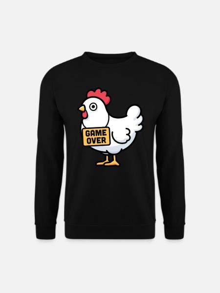 Chicken Game Over - Unisex Sweatshirt - black