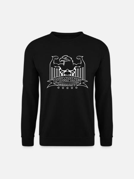Pumping Germany Fitness - Unisex Pullover - Schwarz