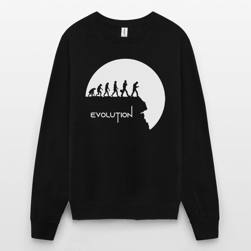 Evolution Smartphone Generation Zero Y Geschenk Unisex Pullover