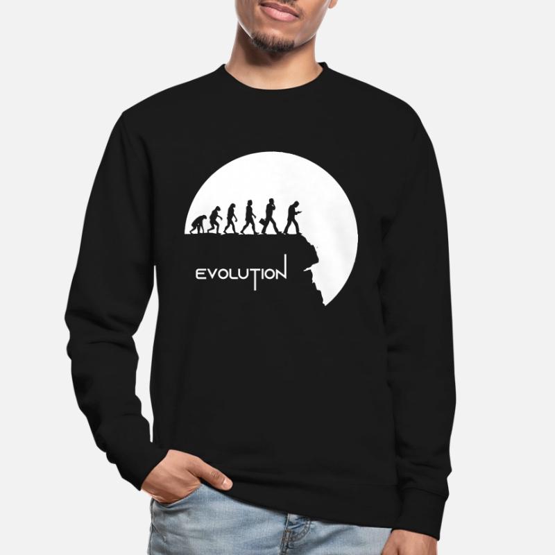 Evolution Smartphone Generation Zero Y Geschenk Unisex Pullover