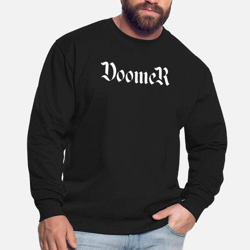 Conception de logo de texte Doomer Sweat-shirt Unisexe