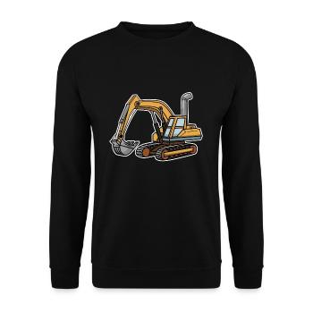 Bagger Shirt - Unisex Pullover - Schwarz - Vorne - Alina (178cm) & Michal (187cm)