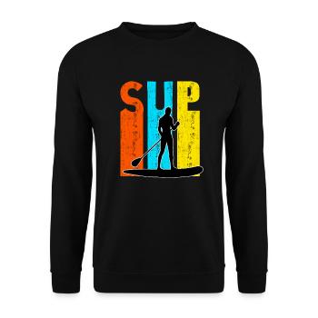 Paddling SUP - Sweat-shirt Unisexe - noir - Devant - Alina (178cm) & Michal (187cm)