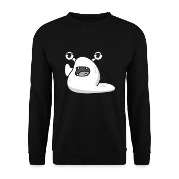 Snail monster halloween gift comic funny - Unisex Sweatshirt - black - Front - Alina (178cm) & Michal (187cm)
