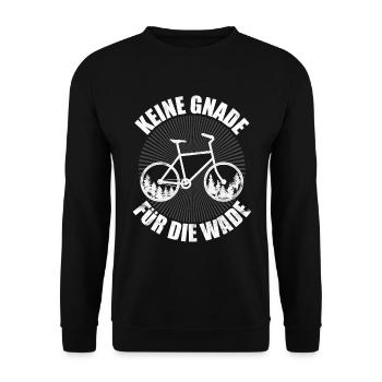 Keine Gnade Für Die Wade - Unisex Pullover - Schwarz - Vorne - Alina (178cm) & Michal (187cm)