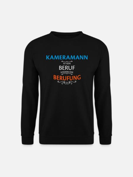 Kameramann Beruf - Unisex Pullover - Schwarz