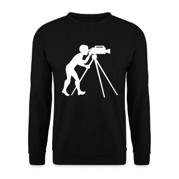 Caméraman film télévision - Sweat-shirt Unisexe - noir - Devant - Alina (178cm) & Michal (187cm)