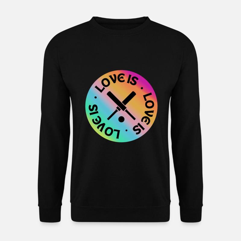 Cricket : L’amour l’est. - Sweat-shirt Unisexe - noir