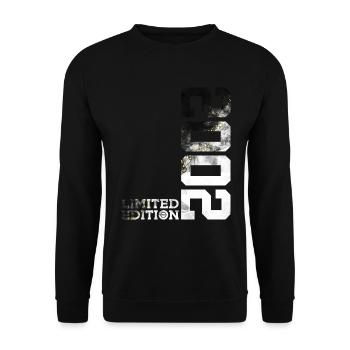 24TH BIRTHDAY LIMITED EDITION 2002 - Unisex Sweatshirt - black - Front - Alina (178cm) & Michal (187cm)