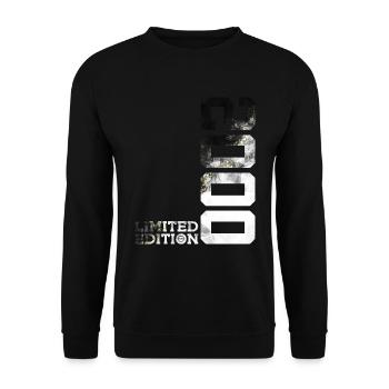 26TH ANNIVERSARY LIMITED EDITION 2000 - Unisex Sweatshirt - black - Front - Alina (178cm) & Michal (187cm)