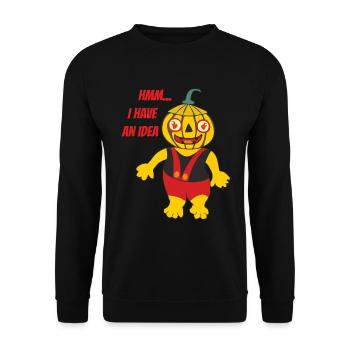 J’ai une idée - Sweat-shirt Unisexe - noir - Devant - Alina (178cm) & Michal (187cm)