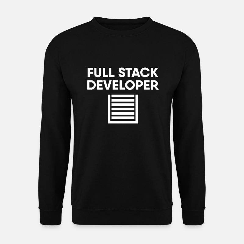 Full Stack Developer - Unisex Sweatshirt - black