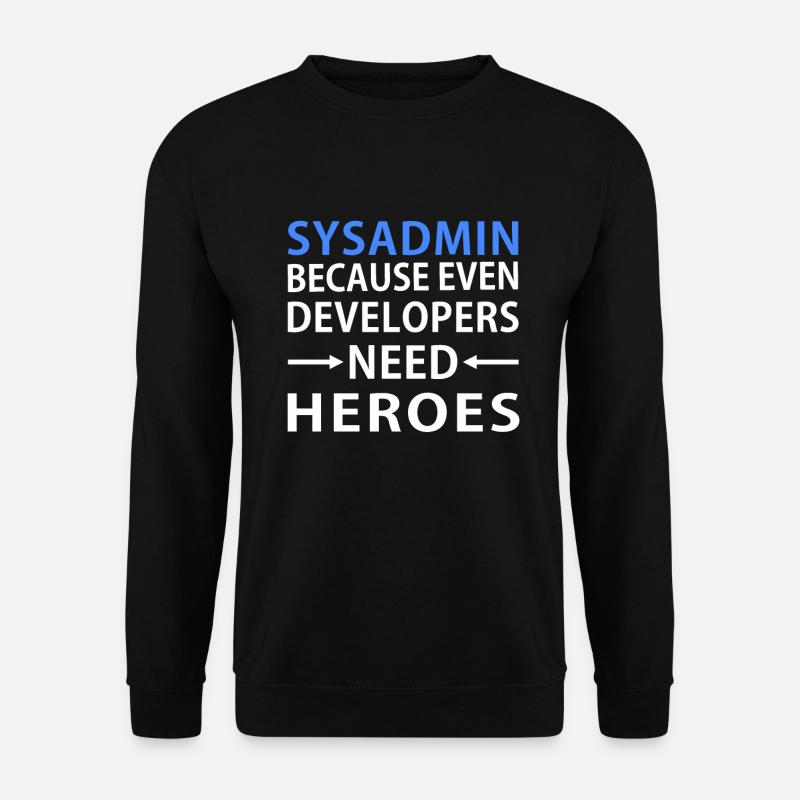 Sysadmin - Unisex Pullover - Schwarz