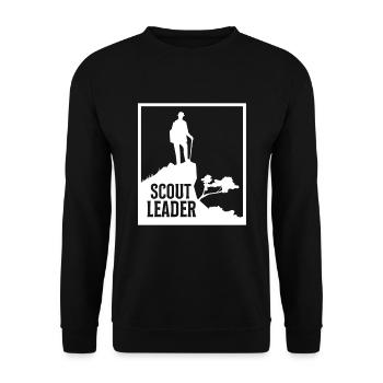 Tête de scout - Sweat-shirt Unisexe - noir - Devant - Alina (178cm) & Michal (187cm)