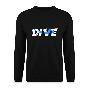 Scuba Diving Plongeur - Sweat-shirt Unisexe - noir - Devant - Alina (178cm) & Michal (187cm)